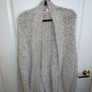 Fuzzy cardigan